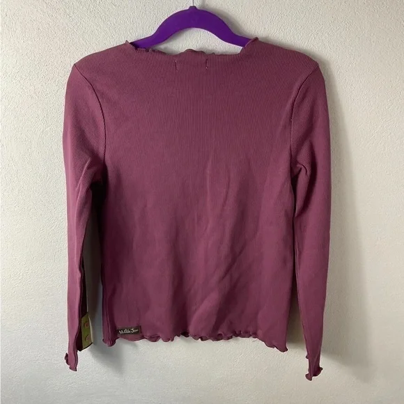 Matilda Jane Girls Darling Details Mini-Pocket Long Sleeve Shirt Top Sz 8 - Picture 2 of 4